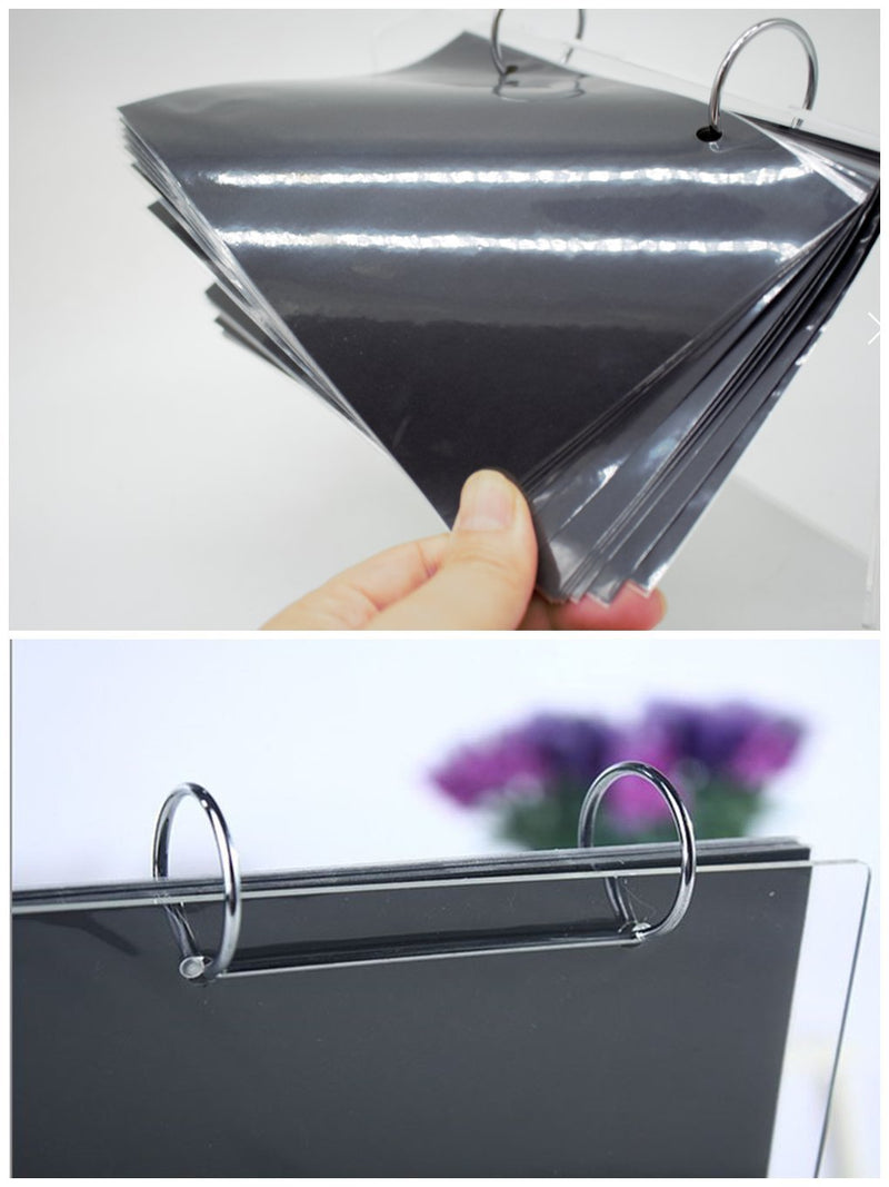 [Australia - AusPower] - Clear Slant Back Acrylic Sign Holder,Frames Desktop Display Holder"L" Type with Vertical Stand Menu Holders,Photo Clip 13 Shows 26 Photos Photography Studio/Album Horizontal 4x6" 
