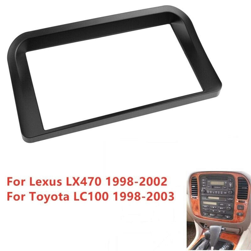 [Australia - AusPower] - Mhakrl Car Radio Fascia Panel Dash Trim Kit DVD Frame Fit For Lexus LX470 1998-2002 Toyota LC100 1998-2003 2001 2000 1999 2 Din 
