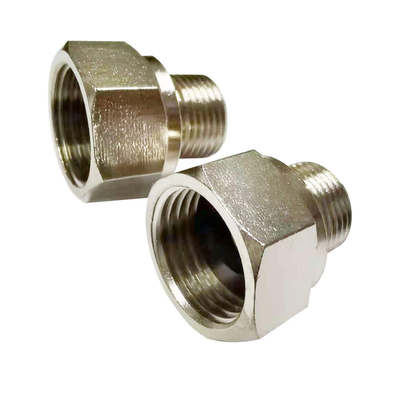 [Australia - AusPower] - YOUHO Delta Faucet 1/2 Female Pipe Thread by 3/8 Male Compression Brass Adapter, G3/8 to G1/2 pipe adapter 2 Piece Suitable for newer Kohler faucet 