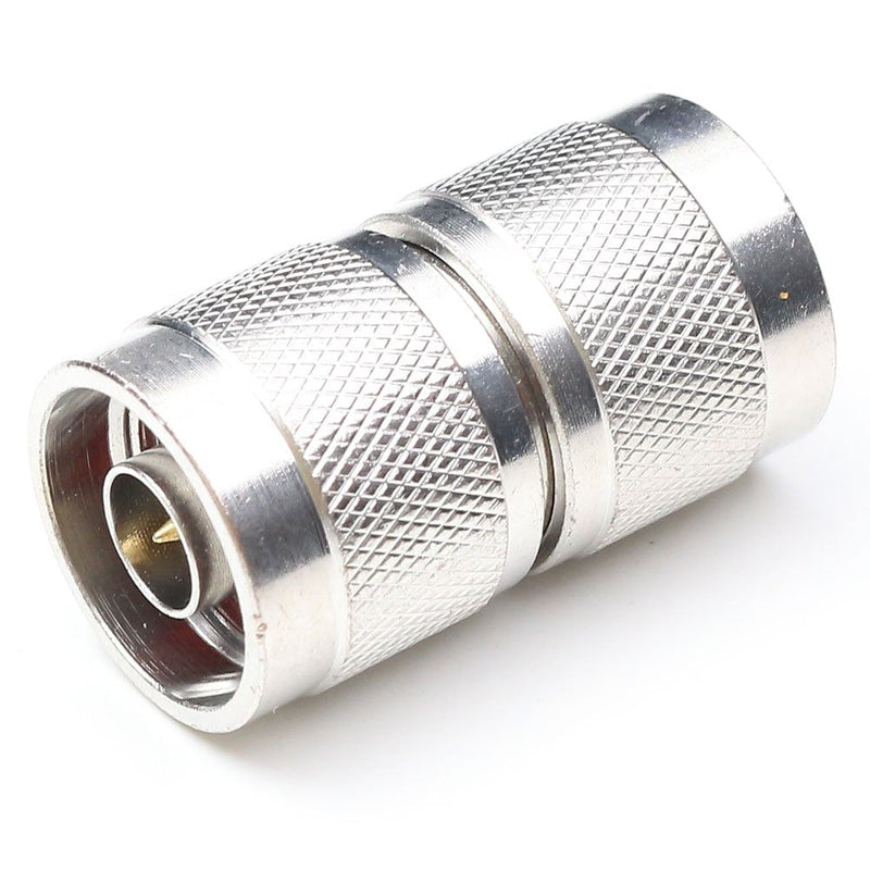 [Australia - AusPower] - ANHAN N Type Male to Male Connectors N Male Adapters N Type Coax Connector Walkie Talkie N adapters RF coaxial Cable Adapter 2 Packs N Male to Male 2pcs 