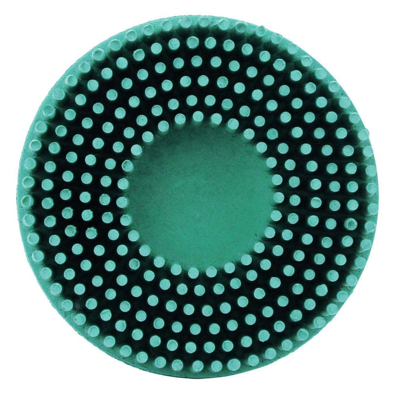 [Australia - AusPower] - Bristle Brush Disc 2 Inch Rubber Abrasive Brush Polishing Grinding Wheel for Burr Rust Removal(Green) 