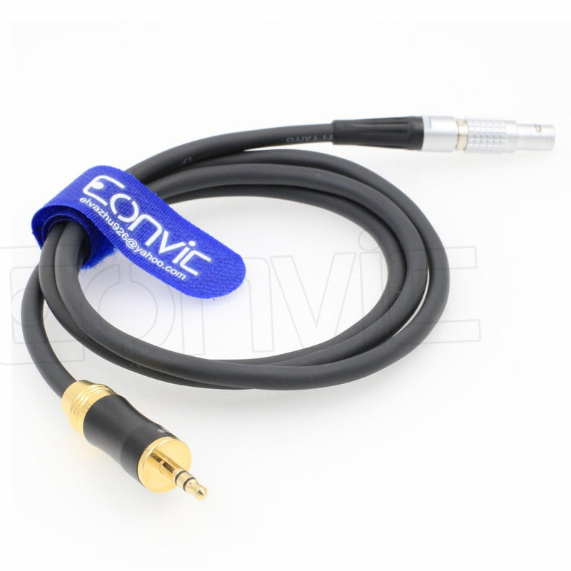 [Australia - AusPower] - Eonvic 0B 5pin Male to 3.5mm Audio Timecode Cable for Sound Devices 702T / 744T / 788T / 664/633 ARRI Alexa Camera 