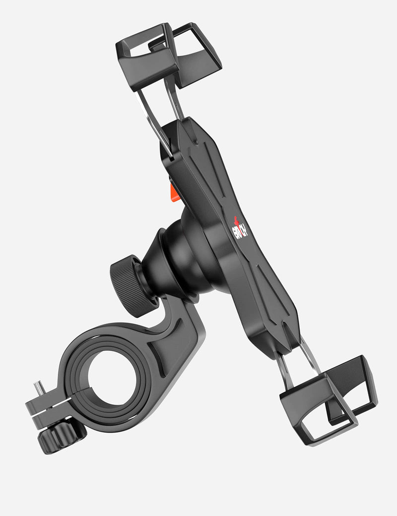 [Australia - AusPower] - Grefay Bike Phone Mount Metal Motorcycle Handlebar Phone Holder Scooter Phone Clamp for 4.0-7.0 Inch Smartphone with 360° Rotation 
