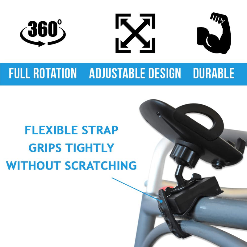 [Australia - AusPower] - Mobility Phone Grip, Cell Phone Holder for Walkers Wheelchairs and Scooters 