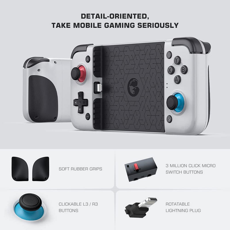 [Australia - AusPower] - GameSir X2 Lightning Gamepad Mobile Game Controller for iOS, Wired Phone Controller for iPhone, support MFi Apple Arcade Games and Cloud Gaming 