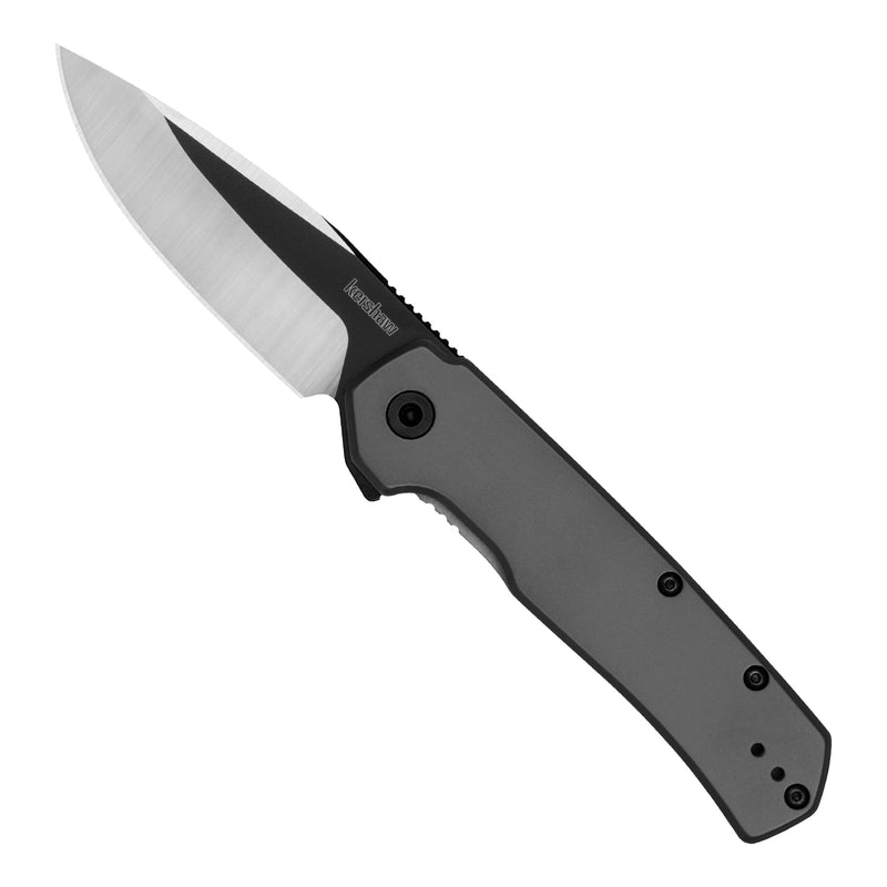 [Australia - AusPower] - Kershaw Thermal Folding Pocket Knife, 2.95 in Gray PVD Finish Blade, Assisted Opening, Pocketclip, Every Day Carry 