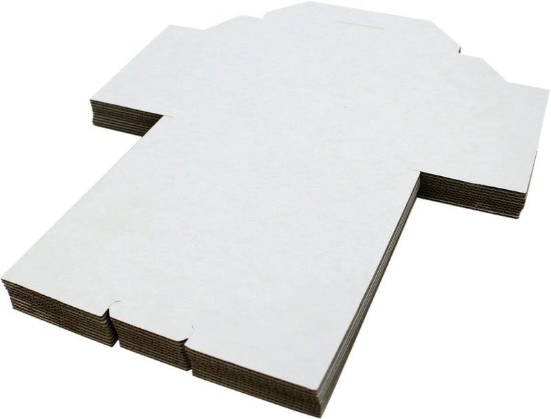 [Australia - AusPower] - (10) Standard Fold-Up White Cardboard Single CD Jewel Case Mailers - CDBC01 - Shipping Boxes 