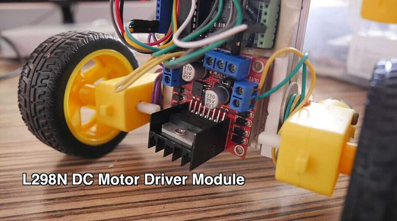 [Australia - AusPower] - 4Pack L298N Motor Drive Controller Board DC Dual H-Bridge Robot Stepper Motor Control and Drives Module for Arduino Smart Car Power UNO MEGA R3 Mega2560 (4 PACK) 4PACK 