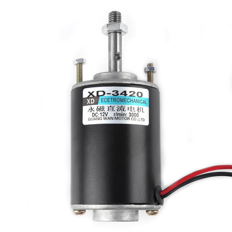 [Australia - AusPower] - 12/24V DC Motor 30W High Speed CW/CCW Permanent Magnet DC Motor for DIY Generator(12V 3500rpm) 
