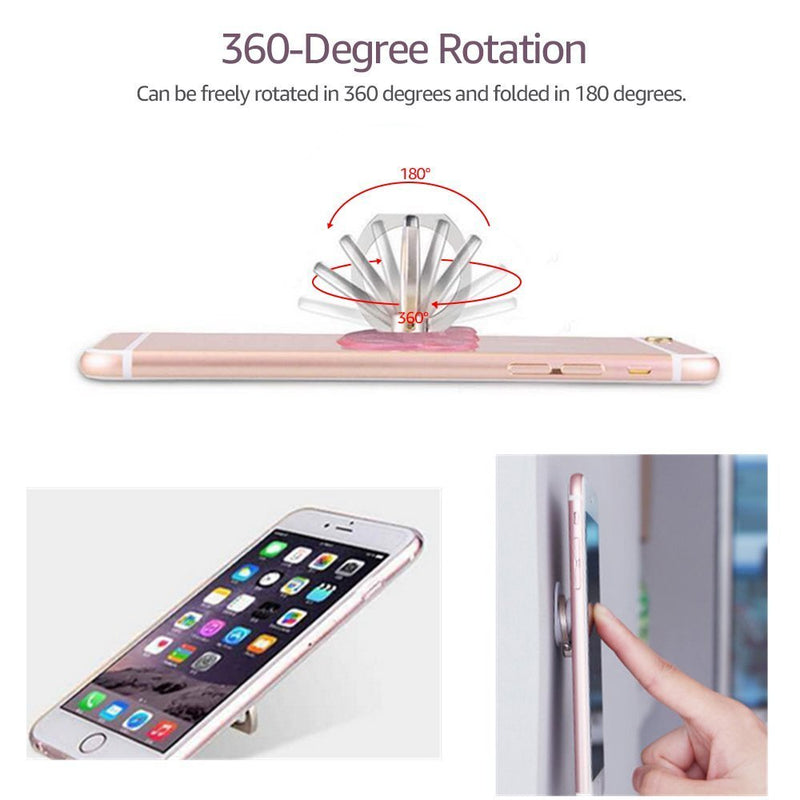 [Australia - AusPower] - Finger Ring Stand,2 Pack Glitter 360°Rotation Universal Phone Grip Holder Kickstand for iPhone 13 12 Pro Max 8 Plus 7 Plus 6s,Galaxy S22 Ultra S9 Plus S8 Plus and More Device (Butterfly,Purple+Pink) Butterfly,Purple+Pink 
