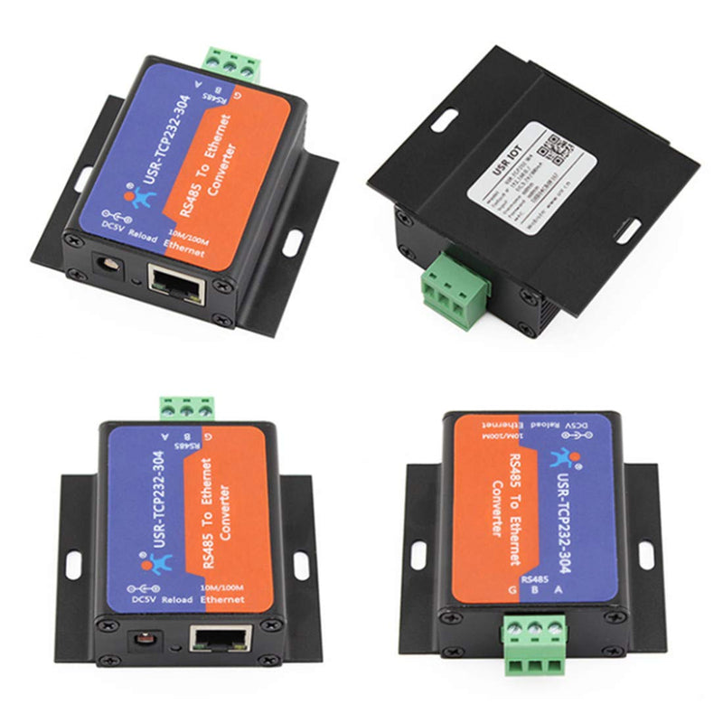 [Australia - AusPower] - Single Port Serial Server RS232 RS485 RS422 Serial to Ethernet Converter DC 5V Transparent Transmission Between RS232/RS485/RS422 Ethernet Serial Data Communication Device (TCP232-304 RS485 Port) TCP232-304 RS485 Port 