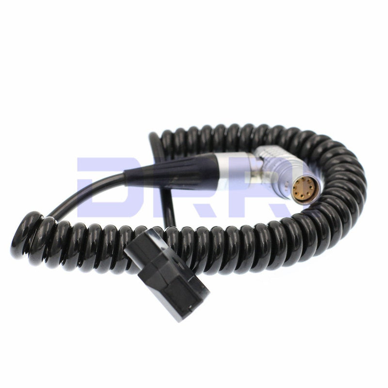 [Australia - AusPower] - DRRI D-tap to FHJ.2B.308 Female Coiled Cable for Arri Alexa Mini Camera FHG 8P coiled cable 