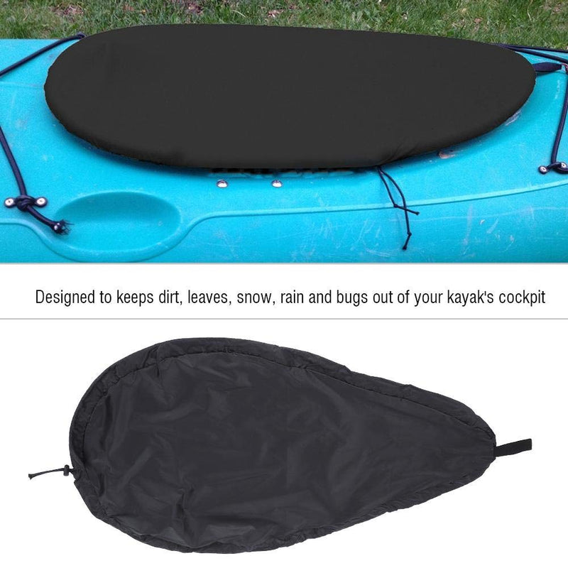 [Australia - AusPower] - Tbest Kayak Cockpit Cover,Universal Fit Blocking Canoe Storage Dust Sunblock Cover Kayak Cockpit Protector for Fishing Boat, Hobie Pro Angler, Rowing Shell & Paddle Board X-Small 