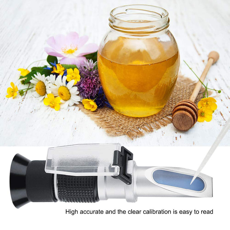 [Australia - AusPower] - Portable Refractometer Professional Hand Held Brix Refractometer 0~90% Specific Food Beer Milk Fruit Juice Sugar Meter Tester 