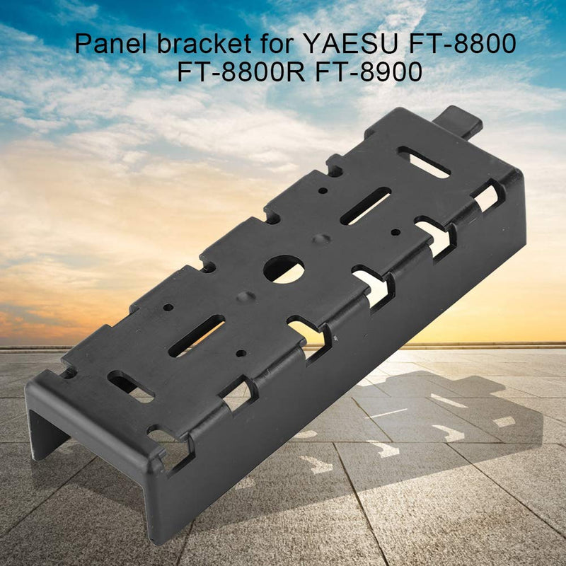 [Australia - AusPower] - fo sa FT8900 Walkie Talkie Plastic Panel Bracket, Rigid Plastic Panel Mount Black Car Frame Bracket, Mobile Two Way Radio Walkie Talkie Plastic Panel Fit for FT-8800/FT-8800R/FT-8900 