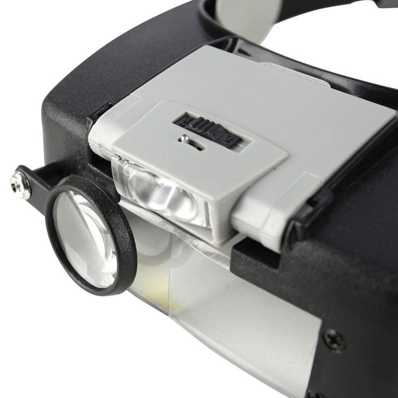 [Australia - AusPower] - Beileshi Head Magnifier LED Illuminated Multi-Power Helmet Magnifying 1.5X 3X 8.5X 10x Magnifying Tools for Watch Repair, Arts & Crafts or As General Reading Aid 1.5x-3.5x Led Magnifying 