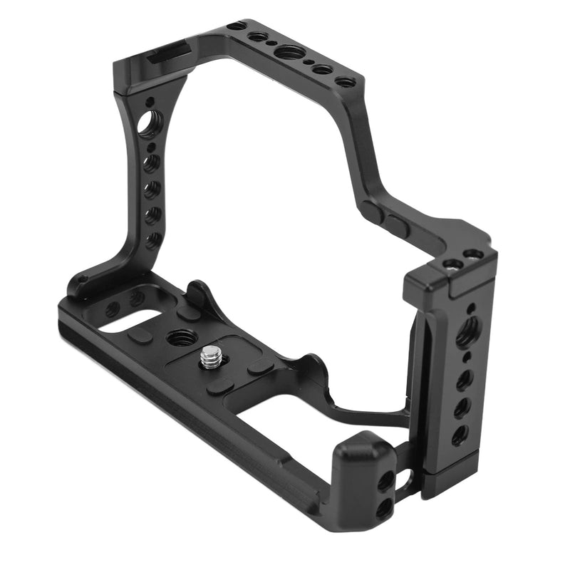 [Australia - AusPower] - M50 M50II M5 Cage, Aluminum Alloy Video Film Movie Making Rig Camera Cage with Cold Shoe for Arri Locating Hole for M50 M5 M50II Micro Single Camera 