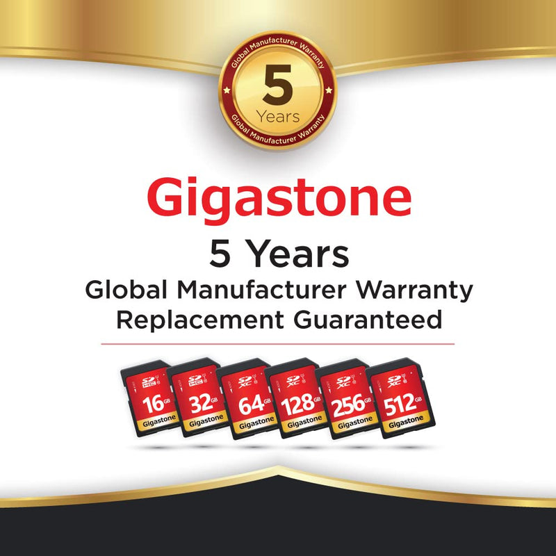 [Australia - AusPower] - Gigastone 8GB 2-Pack SD Card UHS-I U1 Class 10 SDHC Memory Card Full HD Video Canon Nikon Sony Pentax Kodak Olympus Panasonic Digital Camera, with 2 Mini Cases SD 8GB U1 2-Pack 