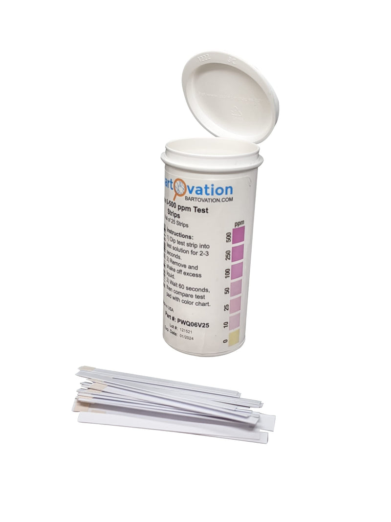 [Australia - AusPower] - Nitrate 0-500 ppm Test Strip [Vial of 25 Strips] 