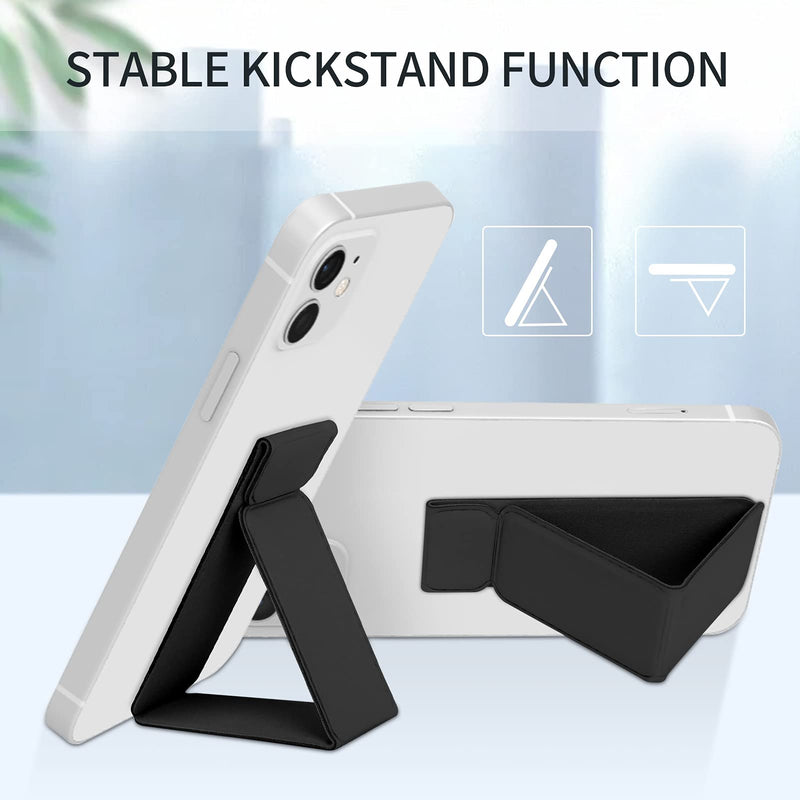 [Australia - AusPower] - FYY Phone Kickstand (3 Pack) [Vertical & Horizontal Stand] Ultra Slim Phone Stand & Finger Holder for iPhone 13 12 Pro 11 Pro Max XS Max XR X 8 7 Galaxy S20 Ultra S20+ S10 Plus S10e Note 20 Black 