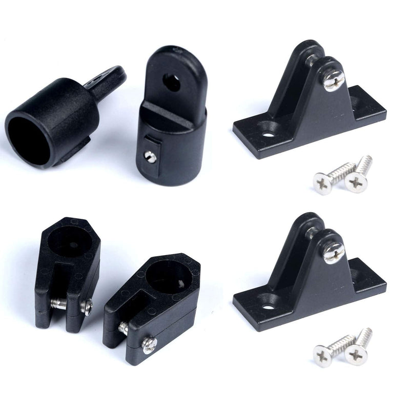 [Australia - AusPower] - MX Bimini Top Fitting Hardware Set Fit 7/8",Boat Jaw Slide,Cap Eye End,Deck Hinge(6pcs) 
