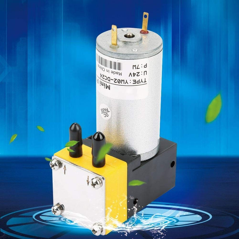 [Australia - AusPower] - Maxmartt Diaphragm Mechanism, 24V 0.4-1L/min Miniature Diaphragm Pump Vacuum Pump for Air/Liquid 