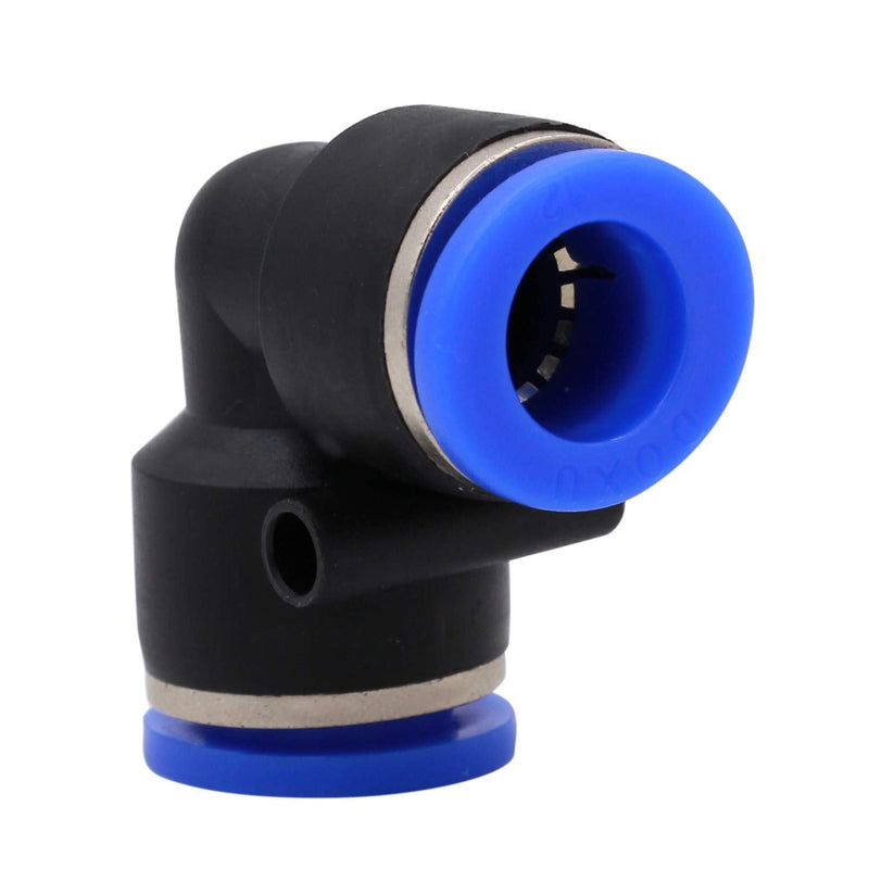 [Australia - AusPower] - Push Fittings 12mm - DERNORD 10 Pack Plastic Push to Connect Fittings Elbow Tube Fittings Push Lock 