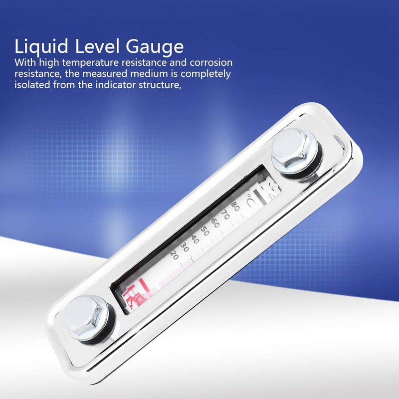 [Australia - AusPower] - Oil Liquid Level Gauge Meter Transparent Intuitive Display Good Sealing Accurate Measurement for Home or Factory(LS-5) LS-5 