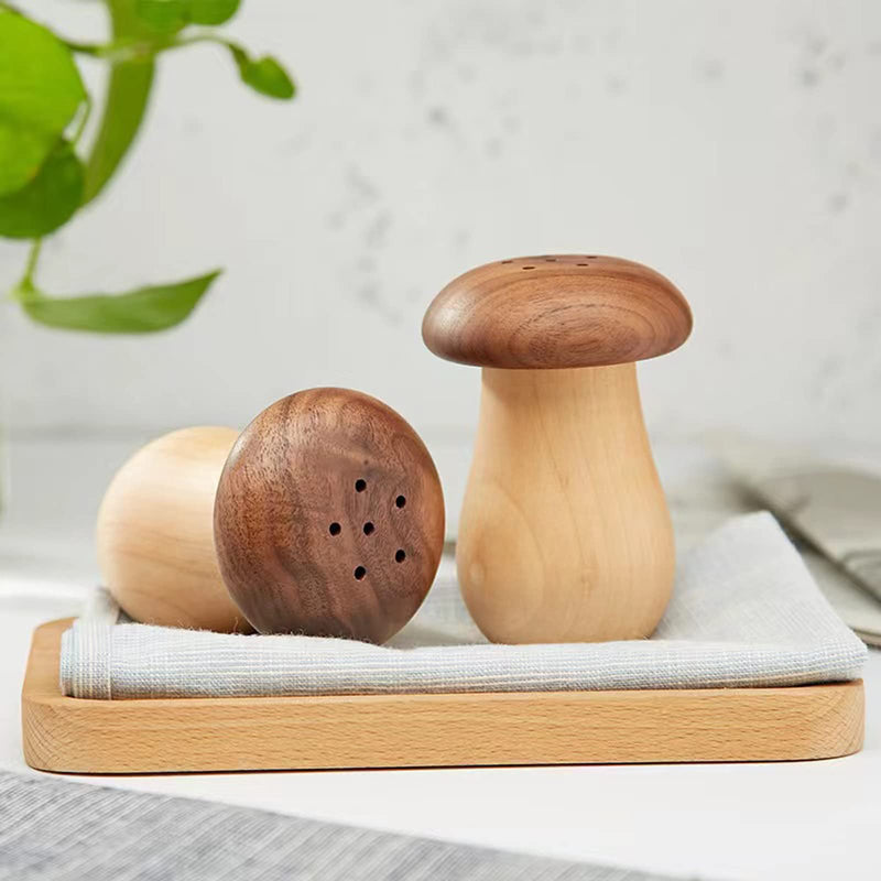[Australia - AusPower] - Agirlvct Toothpick Holder Dispenser, Wooden Cute Mushroom Tooth Pick Dispenser Toothpicks Container for Home Kitchen Restaurant (1 Pack) 
