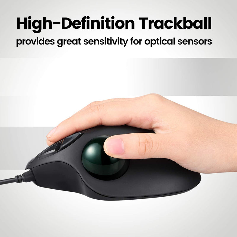 [Australia - AusPower] - Perixx Peripro-303GLG Trackball, 1.34 Inch Replacement Ball for Perimice and M570, Glossy Green 
