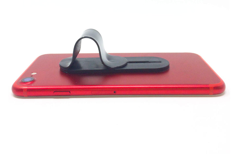 [Australia - AusPower] - Pinch Grip Cell Phone Holder Accessories | Adhesive Loop | Finger Strap for iPhone Galaxy Android Tablet Smartphone | Rubber Handle Vent Mount Mobile Devices (Lime) Lime 