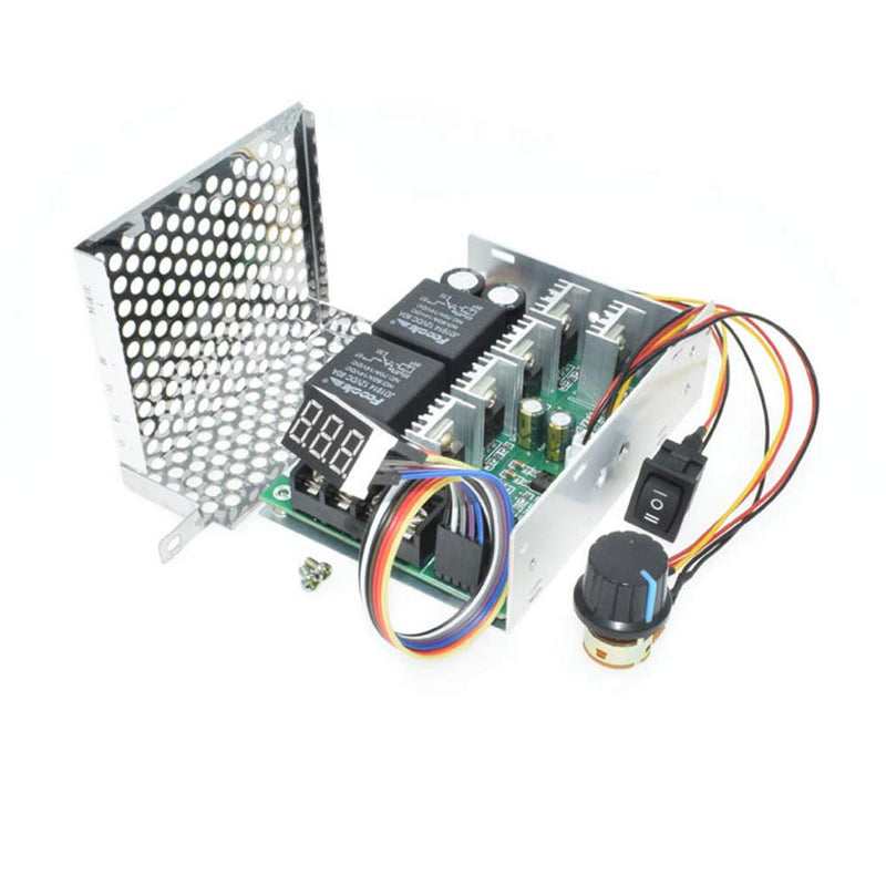 [Australia - AusPower] - tatoko DC Motor Speed Controller 10V-55V 12V 24V 36V 40A Stepless DC Motor Speed Controller with Forward-Brake-Reverse Switch,Ajustable Potentiometer &Digital Display 