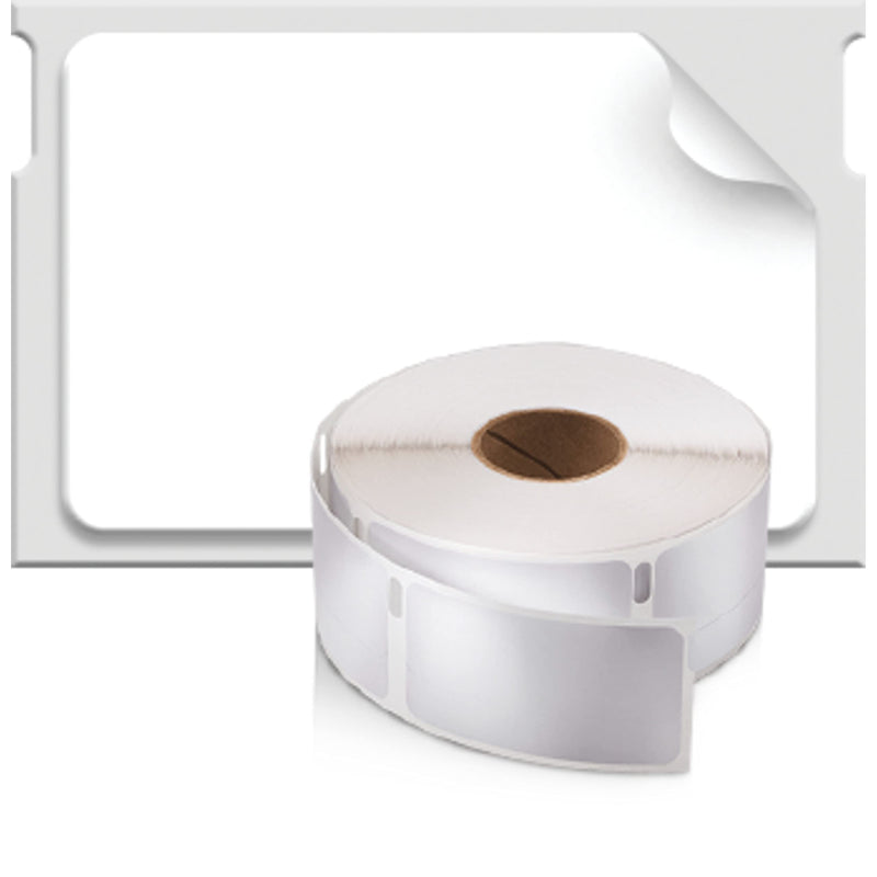 [Australia - AusPower] - DYMO LW Library Book Spine Labels for LabelWriter Label Printers, White, 1" x 1.5", 1 Roll of 750 1" x 1-1/2" Black on White Standard Packaging 