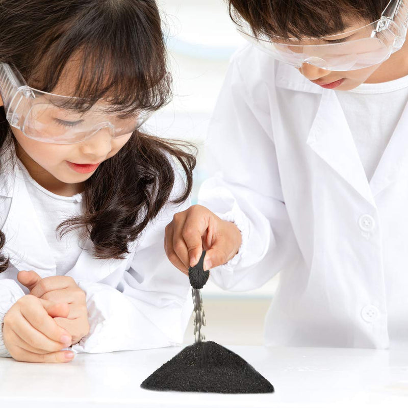 [Australia - AusPower] - SPACECARE Magnetic Iron Powder Filings for Magnet Education and School Projects, 2 Storages Jar (12 Ounces X 2) with Shaker Lids, 2 Pack 