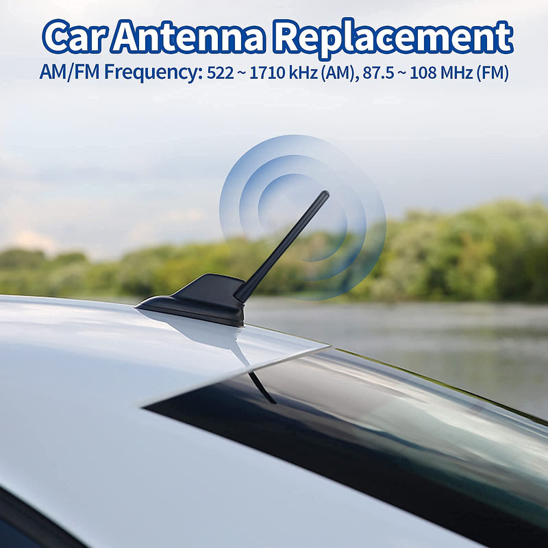 [Australia - AusPower] - Bingfu Car Roof Mount Antenna Mast 6.3 inch Car Radio Antenna Replacement Compatible with Ford Chevrolet GMC Jeep 