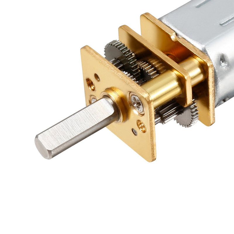 [Australia - AusPower] - uxcell Micro Speed Reduction Motor DC 3V 25RPM with Full Metal Gearbox 0.15A Electric Gear Box Motor with 2 Terminals for DIY RC 