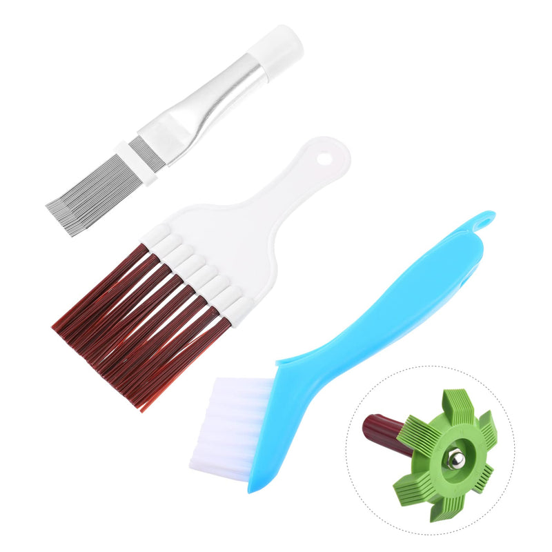 [Australia - AusPower] - HOMSFOU 1 Set Air Conditioner Cleaning Brush Kitchen Cleaning Brush Cooling fin Comb Cleaner Brush a/c Condenser air Conditioning Condenser Air Conditioner Cleaning Tool Clean Brush fins 