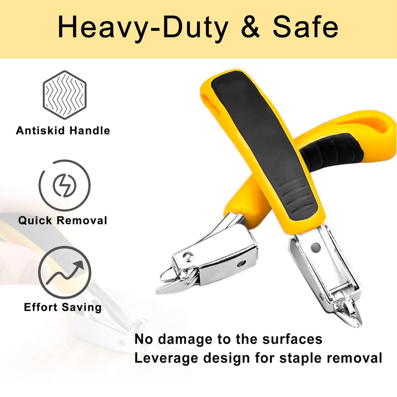 [Australia - AusPower] - GEARLINTON Staple Remover Heavy Duty Staple Puller, Upholstery Tool Heavy Duty Staple Remover for Office Tack Lifter Puller Office Claw Tools Puller Removing, 3 Pack 