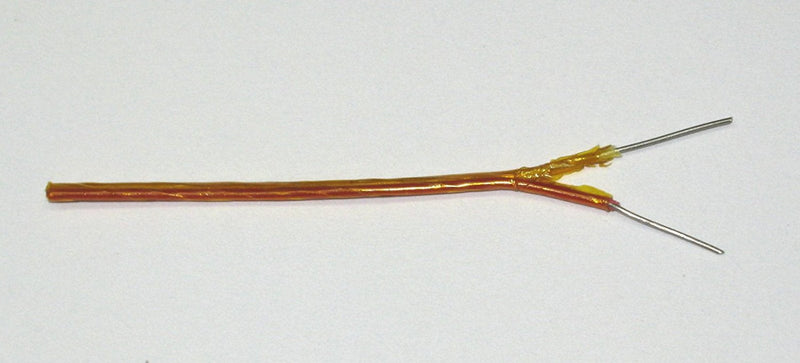 [Australia - AusPower] - High Temperature K-Type Thermocouple Wire AWG 24 w. Kapton Insulation - 5 yd roll 1 