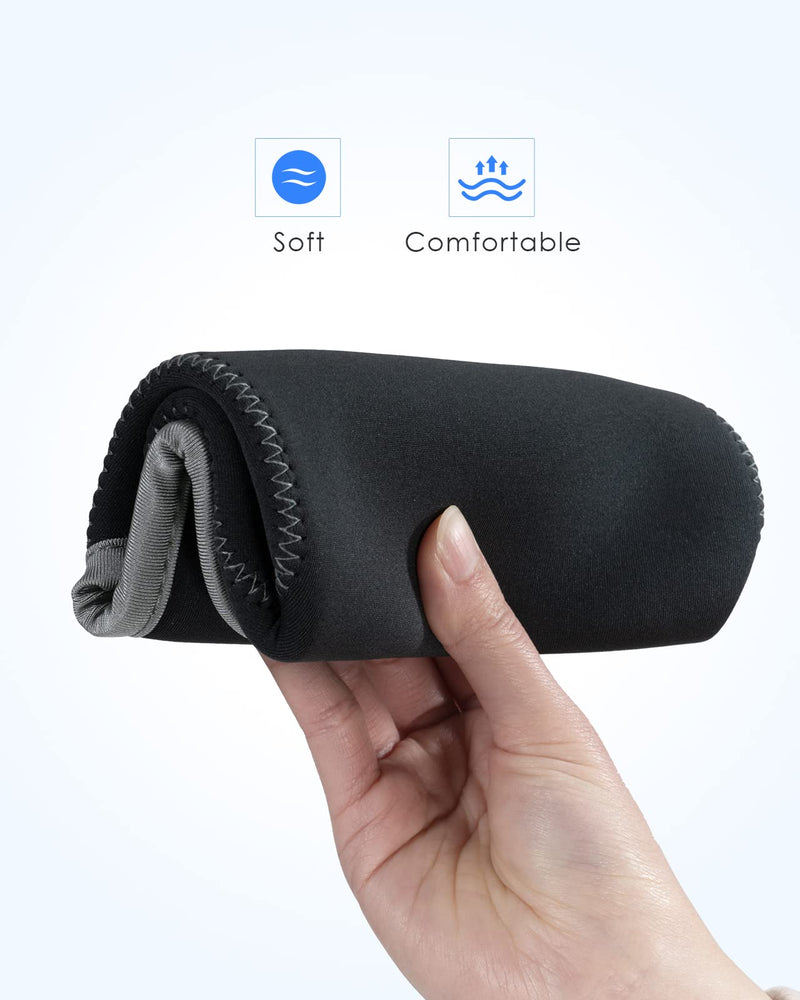 [Australia - AusPower] - LENTION Storage Medium Pouch Bag Cases for Accessories Laptop MacBook Power Adapter, Wireless Mouse, iPhone Chargers, Cellphone, Power Bank, Cord, Travel Cable Electronic Organizer - Dark Gray 6.69 * 4.72 * 2.56 inches 