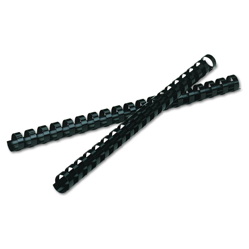 [Australia - AusPower] - Fellowes Binding Combs Plastic Black 5/8 Inch 25 Pack (52324) 