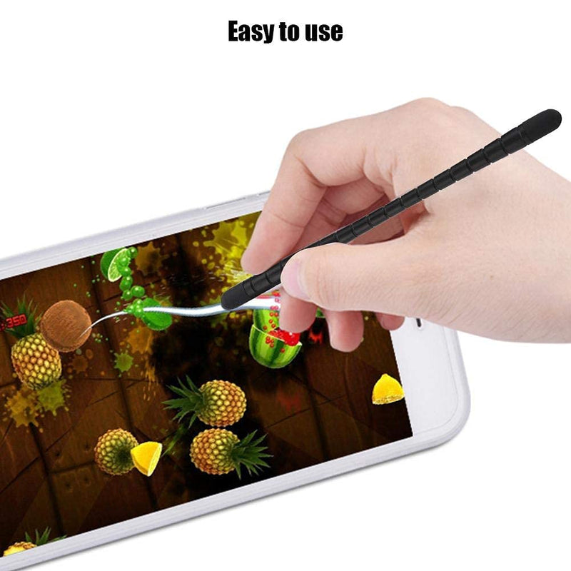[Australia - AusPower] - Junluck Stylus, Touch Screen Pen, Capacitive Stylus Stylus Pen Black Double-Head for Phone for Tablet 