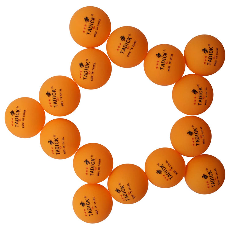 [Australia - AusPower] - TADICK 100 Pack 3-Star Quality Training Ping Pong Ball Premium Table Tennis Balls orange 