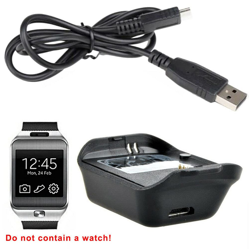 [Australia - AusPower] - Jahy2Tech Charging Cradle Dock Cable Cord Adapter Compatible for Samsung Gear 2 Neo R381 Smart Watch 
