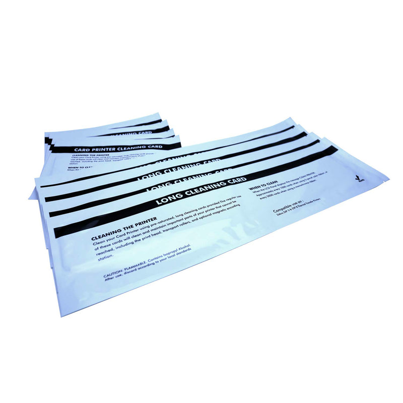 [Australia - AusPower] - Cleaning Kits for ZXP Series 1 and ZXP Series 3 ID Card Printer Repair,Pack of 4 Short T Cards and 4 Long T Cards 