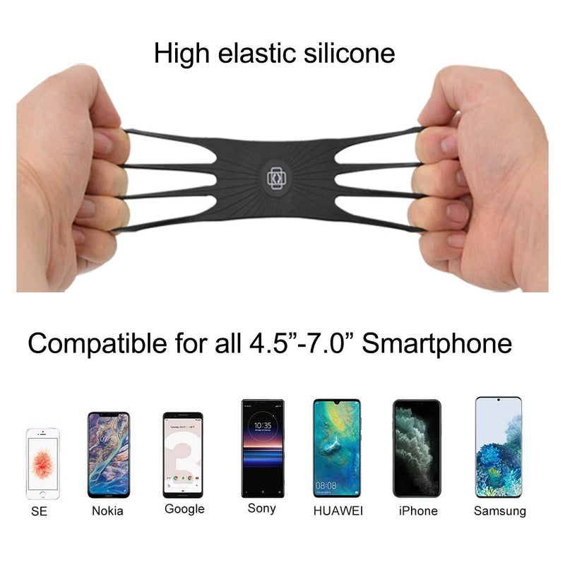 [Australia - AusPower] - Upgrade 2 in1 Running Phone Armband & Wristband，360°Rotatable & Detachable Running Cell Phone Holder for All 4.5-7.0in iPhone/Sumsung/LG Phones 