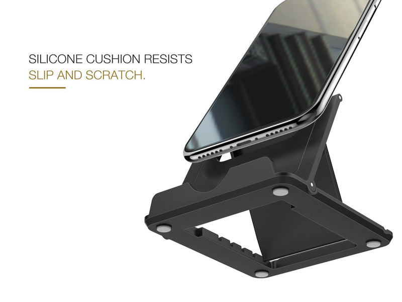 [Australia - AusPower] - MoKo [2 Pack Phone/Tablet Stand, Foldable Desktop Holder for 4-11" Devices, Fit with iPhone 13 Pro Max/13, iPhone 12/12 pro Max/11/Xs Max, iPad Air 4/Mini 6 2021, iPad 9th 10.2, Galaxy S20, Black 