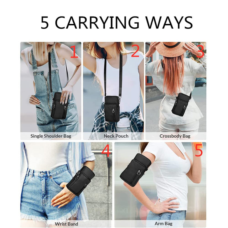 [Australia - AusPower] - Kimwing Small Phone Purse Crossbody Bag for Women Galaxy S20 FE 5G / Z Fold 3 / A22 A32 A20 A51 A52 A10S / S21 / iPhone 13 Pro Max, Armband for Moto G Stylus Power 2020 / OnePlus 9 8 / Pixel 6 Purple 