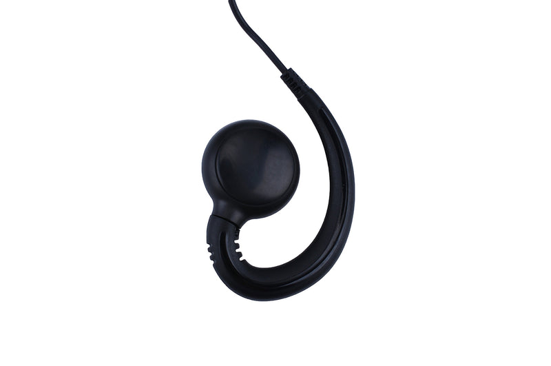 [Australia - AusPower] - KS K-STORM CLS1110 Walkie Talkie Earpiece Headset Compatible with Motorola Radio CP200, RDM2070D, CLS1413, HKLN4604, PU Material, Black 