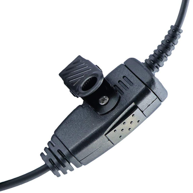 [Australia - AusPower] - JUYODE XPR3300e Earpiece for Motorola XPR3000 XPR3300 XPR3500 XPR 3000e XPR3500e Walkie Talkie w/Pogo Pin Radio Earpiece with C Swivel Earhook 